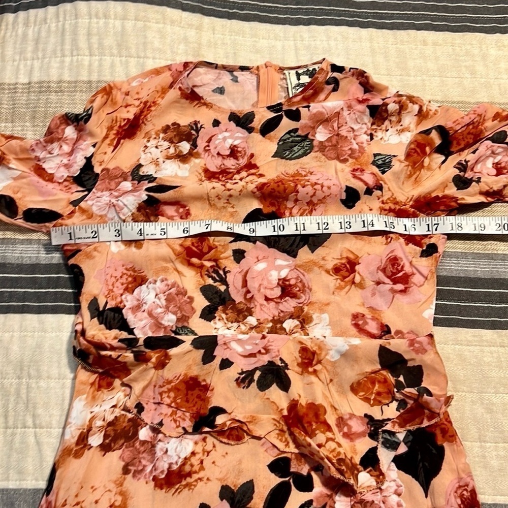 Anthro’s Jaase, Stunning Floral Long-Sleeve Tiered Dress,Exquisite EUC, Size S - Picture 11 of 14